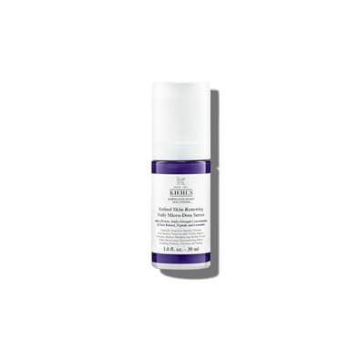 Kiehl's Daily Micro-Dose Anti-Aging Retinol Facial Serum, Reduces Wrinkles, Firms Skin, Evens Skin Tone, Youth Renewing & Hydrating Formula, with Retinol & Ceramides, Paraben-free - 1 fl oz - Image 1