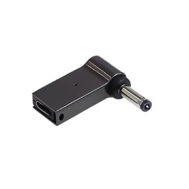 JASHALO Female USB C to DC 5.5mm x 2.1mm Male Converter for Laptop, 20V USB Type C Input to DC5521 Power Converter up to 100W, Work with PD Charger/PD Power Bank and c to c Cable 90 Degree - Image 4