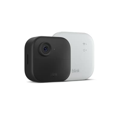Blink Outdoor 4 + Sync Module XR — Wire-free smart security camera, two-year battery, go up to 400 feet from your home with extended range — 1 camera system - Image 1