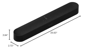 Sonos Beam Gen 2 - Black - Soundbar with Dolby Atmos - Image 9