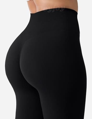 VOYJOY Seamless Leggings for Women High Waist Yoga Pants Scrunch Butt Lifting Elastic Tights - Image 4