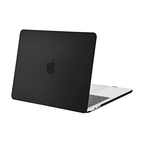 MOSISO Compatible with MacBook Pro 13 inch Case M2 2025, 2024, 2023, 2022-2016 A2338 M1 A2251 A2289 A2159 A1989 A1708 A1706 with/Without Touch Bar, Plastic Hard Shell Case Cover, Matte Black - Image 1
