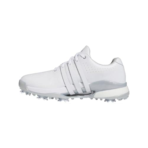 adidas Women's Tour360 24 Golf Shoes, Footwear White/Core Black/Silver Metallic, 7.5 - Image 1