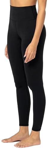 Sunzel Sunzfly Leggings for Women with Tummy Control High Waisted Yoga Pants 7/8 Length for Workout (Black, Medium) - Image 4
