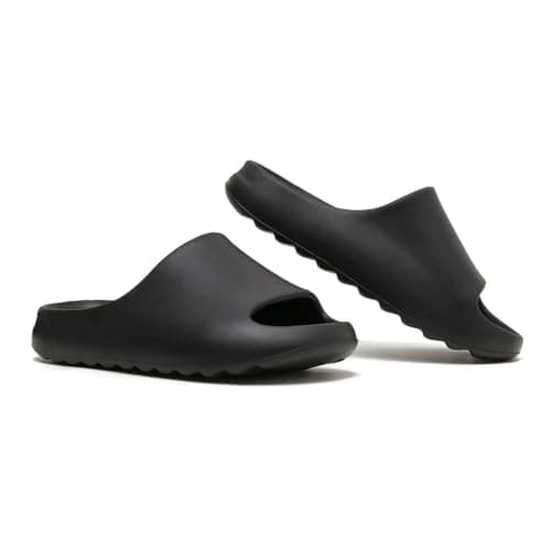Cloud Slides for Women and Men, Platform Slides Slippers, Non-Slip Quick Drying Soft Lightweight Shower Shoes, Thick Sole Open Toe Slides Sandals for Indoor & Outdoor - Image 1