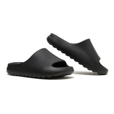Cloud Slides for Women and Men, Platform Slides Slippers, Non-Slip Quick Drying Soft Lightweight Shower Shoes, Thick Sole Open Toe Slides Sandals for Indoor & Outdoor - Image 1