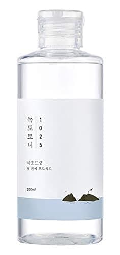 ROUND LAB 1025 Dokdo Toner 6.76 Fl Oz, Oil Control and Reduces Excess Sebum, Gentle Exfoliating Facial Toner, Deep Sea Water for Moisturization, Soft Finish Without Stickiness, Korean Skin Care - Image 4