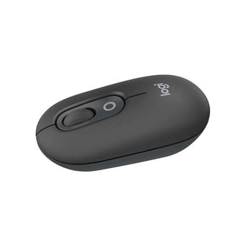 Logitech POP Mouse, Wireless Mouse with Customizable Emojis, SilentTouch Technology, Precision/Speed Scroll, Compact Design, Bluetooth, Multi-Device, OS Compatible - Graphite - Image 1