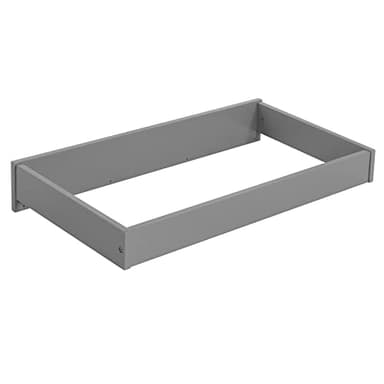 Oxford Baby Changing Topper for Universal 3-Drawer Dresser, Dove Gray - Image 1