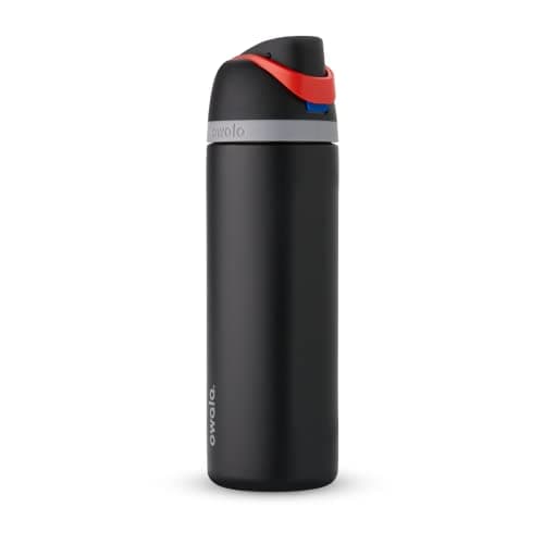 Owala Star Wars FreeSip Insulated Stainless Steel Water Bottle with Straw for Sports and Travel, BPA-Free Sports Water Bottle, 24 oz, Darth Vader - Image 1