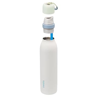 Owala FreeSip Twist Insulated Stainless Steel Water Bottle with Straw for Sports and Travel, BPA-Free, 24-oz, Green/White (Iced Breeze) - Image 5