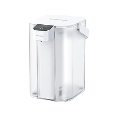 Waterdrop 98% Chloramine Reduction Electric Water Filter Pitcher, Rechargeable Water Dispenser, Instant 200-Gallon 15-Cup Countertop Purifier, NSF/ANSI 42, Reduce Lead, PFAS, White, with 1 Filter - Image 1