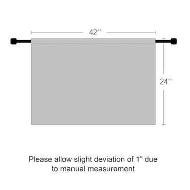 RYB HOME Blackout Curtains for Kitchen, Over Sink Privacy Curtains Window Decor, Thermal Insulating Drapes for Bathroom Cafe Bedroom Small Window, W 42 x L 24 inch, Black, 2 Panels - Image 2