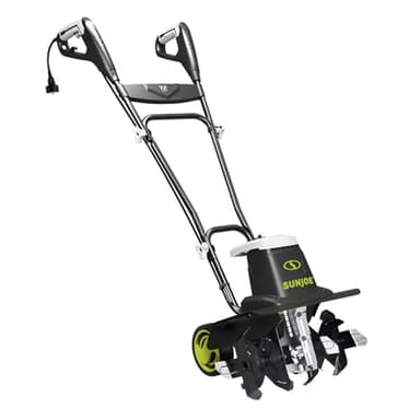 Sun Joe Electric Garden Tiller Cultivator, Steel Tines, 12 Amp, 16 Inch, Black - Heavy-Duty Gardening Machine & Equipment for Gardens, Lawns & Yards, TJ603E - Image 6
