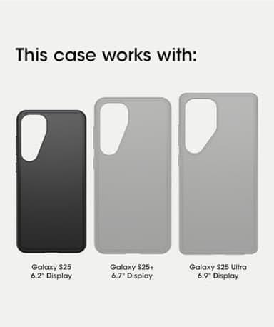 OtterBox Samsung Galaxy S25 Commuter Series Case - Black - Image 2