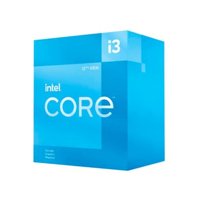 Intel® Core™ 12th Gen i3-12100F desktop processor, featuring PCIe Gen 5.0 & 4.0 support, DDR5 and DDR4 support. Discrete graphics required. - Image 1