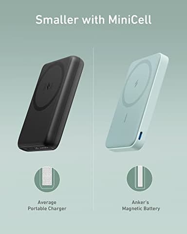 Anker 622 Magnetic Battery (MagGo), 5,000mAh Foldable Magnetic Wireless Portable Charger with Stand and USB-C Port (On The Side), Magsafe-Compatible for iPhone 16/15/14/13 Series - Image 7
