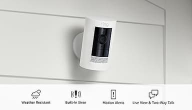 Ring Outdoor Cam (Stick Up Cam) | Weather-Resistant Outdoor Camera, Live View, Color Night Vision, Two-Way Talk, Motion alerts, Works with Alexa | White - Image 10