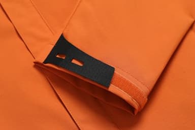 OTU Men's Lightweight Waterproof Hooded Rain Jacket Outdoor Raincoat Shell Jacket for Hiking Travel Orange XL - Image 7