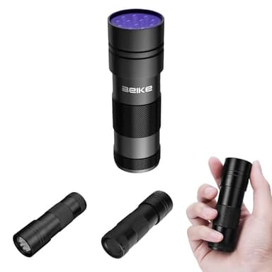 UV Flashlight Black Light–Small Portable Mini 12 LED Blacklight Flashlight for Hidden Stain Detection in Room, Resin Curing,Scorpion & Bed Bug Find,Pet Urine & Dry Stain Detection/Carpets/Rugs/Floors - Image 7