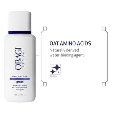 Obagi Medical Nu-Derm Gentle Cleanser - Mild Face Cleanser that Removes Daily Impurities & Build-Up For Normal to Dry & Sensitive Skin - 6.7 oz - Image 4