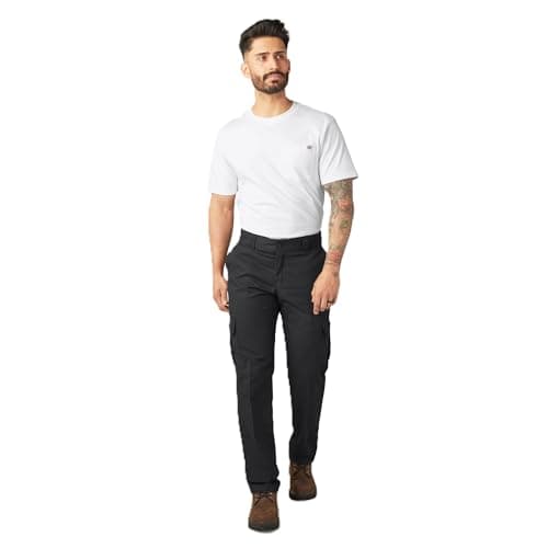 Dickies Flex Regular Fit Cargo Pants, Black, 42 30 - Image 1