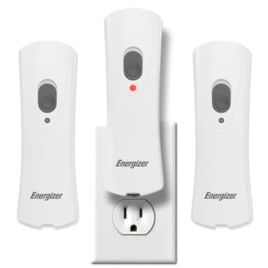 Energizer Auto-On LED Flashlights Rechargeable (3-Pack) for Home Power Failure, Plug in LED Flashlight for Power Outage, Night Light, Hurricane Preparedness - Image 1