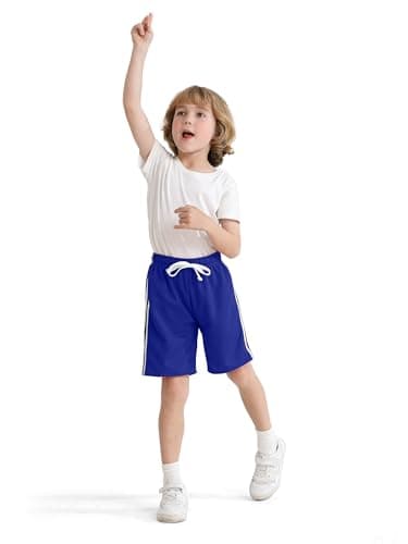 Resinta Toddler Boys Shorts Boys Quick Dry Athletic Pull-On Shorts with Elastic Waist for Summer Playwear (US, Age, 4 Years, 4, Black, Gray, Navy, Royal Blue) - Image 5