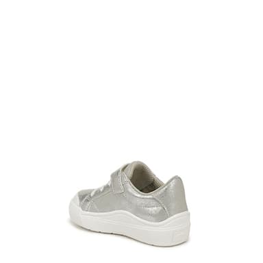 Dr. Scholl's Infant Girls Time Off Toddler Sneaker Silver Faux Leather 9 M - Image 8