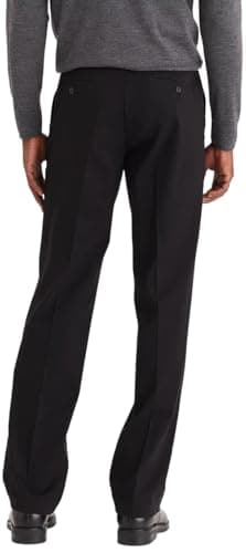 Dockers Men's Classic Fit Easy Khaki Pants (Regular and Big & Tall), Black, 34W x 29L - Image 2