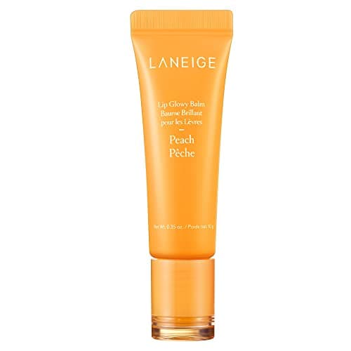 LANEIGE Lip Glowy Balm, Peach: Sheer Tinted Lip Moisturizer with Shea Butter, for Hydrating Shine & Soft Lips - Image 1