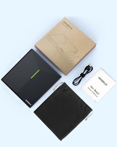 ORIGBELIE External CD DVD Drive with 4 USB Ports and 2 TF/SD Card Slots, USB 3.0 Portable CD/DVD Disk Drive Player Burner Reader Writer for Laptop MacBook Desktop PC Windows 11/10/8/7 Linux Mac OS - Image 9