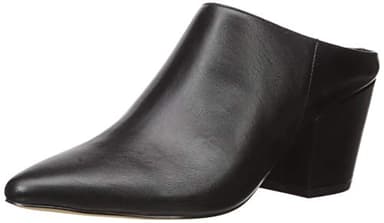 The Drop Women's Jordan Pointed Toe Block Heel Mule Shoe, Black, 9 M US - Image 1