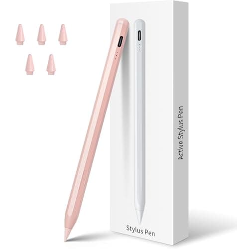 Stylus Pen for iPad 11th&10th&9th Generation,Fast Charge Pencil for Apple iPad,Palm Rejection,Tilt Sensitivity,Compatible with 2018-2025 iPad11/10/9/8/7/6th,Pro 13" M4/12.9"/11",Air 3/4/5/M2,Mini 5/6 - Image 1