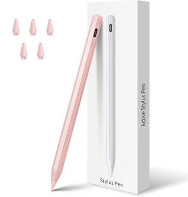 Stylus Pen for iPad 11th&10th&9th Generation,Fast Charge Pencil for Apple iPad,Palm Rejection,Tilt Sensitivity,Compatible with 2018-2025 iPad11/10/9/8/7/6th,Pro 13" M4/12.9"/11",Air 3/4/5/M2,Mini 5/6 - Image 1