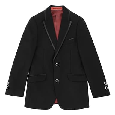 Marvelous World Boys' Formal Slim Fit Suit Set, Adjustable Waist - Image 4