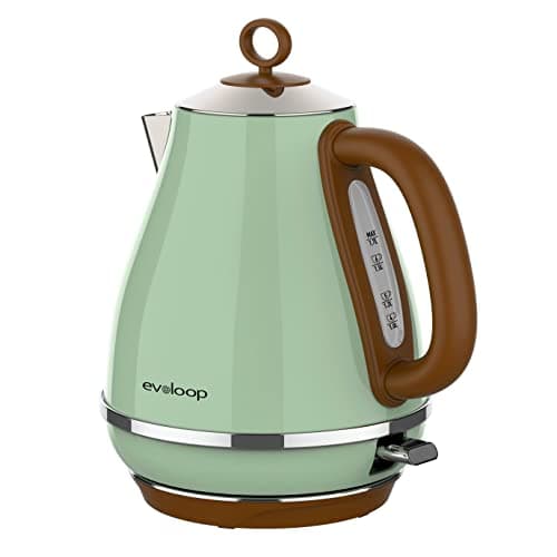 Evoloop 1.7L Electric Kettles, BPA Free Tea Kettle, Hot Water Boiler Heater, Stainless Steel Teapot, Auto Shut-Off & Boil-Dry Protection, 120V/1500W - Image 1
