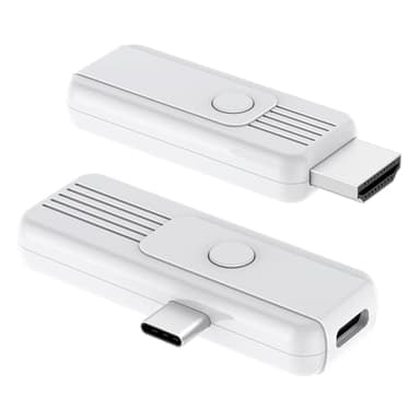 Wireless HDMI Transmitter and Receiver, Upgrade Type-C 3.1 Port Wireless Hdmi Plug & Play Portable 2.4G/5G for Streaming Video and Audio to HDTV/Projector/Monitor from Martphone/Tablet/Laptop - Image 1