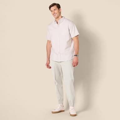 Amazon Essentials Men's Straight-Fit Chino Jogger Pant, Stone, Large - Image 7