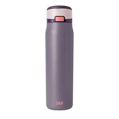 Simple Modern Mesa Loop Water Bottle with Straw | 30oz Cup Holder Friendly Insulated Stainless Steel Bottles for Travel, Sports and School | Iris Sage - Image 1