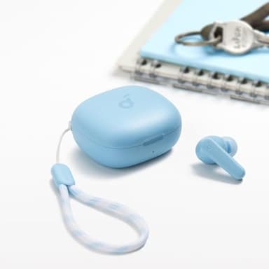 Soundcore by Anker P20i True Wireless Earbuds, 10mm Drivers with Big Bass, Bluetooth 5.3, 30H Long Playtime, Water-Resistant, 2 Mics for AI Clear Calls, 22 Preset EQs, Customization (Light Blue) - Image 7