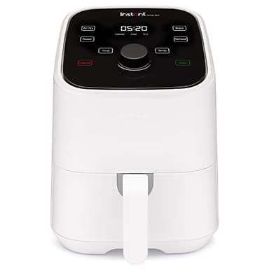 Instant Pot Vortex 2QT Mini Air Fryer,Small Air fryer that Crisps,Reheats, Bakes, Roasts for Quick Easy Meals,Includes over 100 In-App Recipes,is Dishwasher-Safe,from the Makers of Instant Pot, White - Image 1