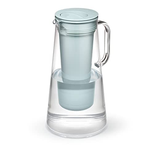 LifeStraw Home – Water Filter Pitcher, 7-Cup, Seafoam, BPA Free Designed for Everyday Protection Against Bacteria, parasites, microplastics, Lead, Mercury, PFAS, and a Variety of Chemicals - Image 1