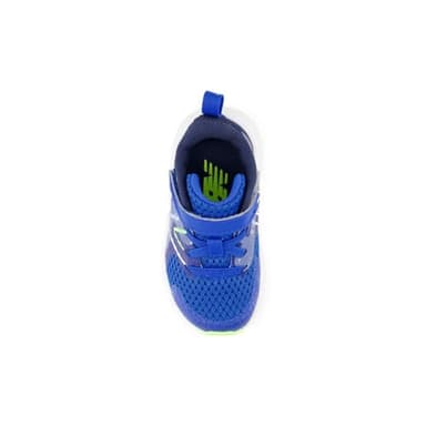 New Balance Baby ITRAVRB2 Running Shoe, Team Royal/Blue Oasis/Bleached Lime Glo, 2 US Unisex Infant - Image 5