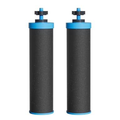 Waterdrop Alkaline Water Filter, Replacement for Berkey® BB9-2® Black Filters and Berkey® Gravity Water Filter System, Up to PH 9.2 (Pack of 2) - Image 1