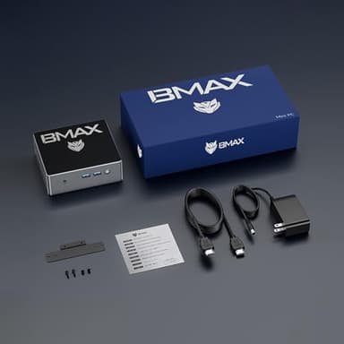 Bmax Mini PC B4 16GB RAM 512GB SSD, Intel Alder Lake N95 (Beat N100, up to 3.4 GHz) Win 11 Pro, Office Work Small Desktop Computer Support 4K UHD/Ubuntu/HDMI 2.0x2/Gigabit Ethernet/LAN/Dual-Band WiFi - Image 8