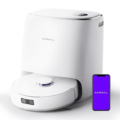 Narwal Freo X Ultra Robot Vacuum and Mop Combo, 8200Pa Robot Mop & Vacuum, Auto Mop Drying/Washing, Self-Empty, Zero-Tangling, DirtSense™, Maintenance-Free Base Station (Renewed) - Image 1