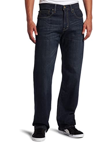 Levi's Men's 569 Loose Straight Fit Jeans, Dark Chipped, 38W x 32L - Image 1