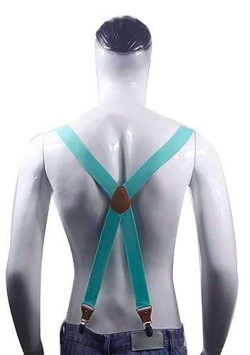 Cedrainy Adjustable Elastic Suspenders for Men's and Women's with X Back Suspenders for Casual & Formal - Image 2