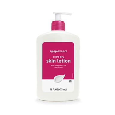 Amazon Brand - Solimo Extra-Dry Skin Lotion with Vitamins B5 & E, 16 fl oz - Image 1